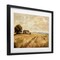 Stupell Industries Western Landscape Farmhouse Hill Framed Print Under Glass, design by Petal Prints Design
